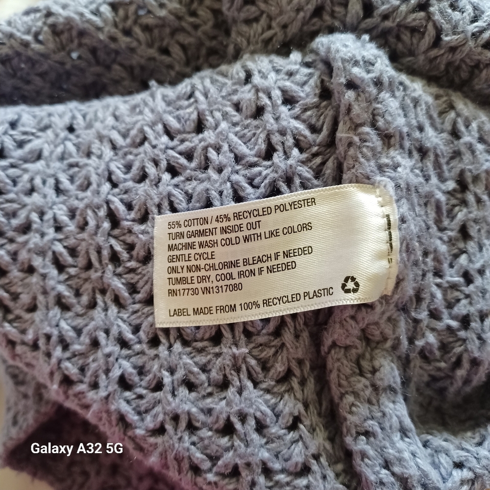 Universal Size XS Thread Gray Cropped Boxy Top - Picture 10 of 12